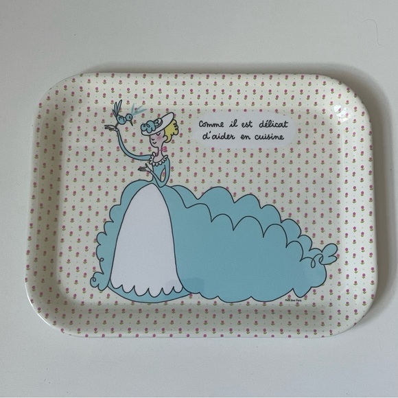 Petit Jour Paris Kid’s French Melamine Tray - Picture 1 of 5